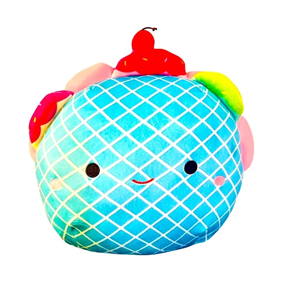 Squishmallow 11" Bertie the Blue Ice Cream Sundae Taco - Picture 3 of 13